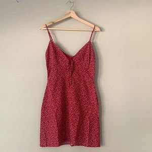 Honey Punch Red and White Star Dress size Small